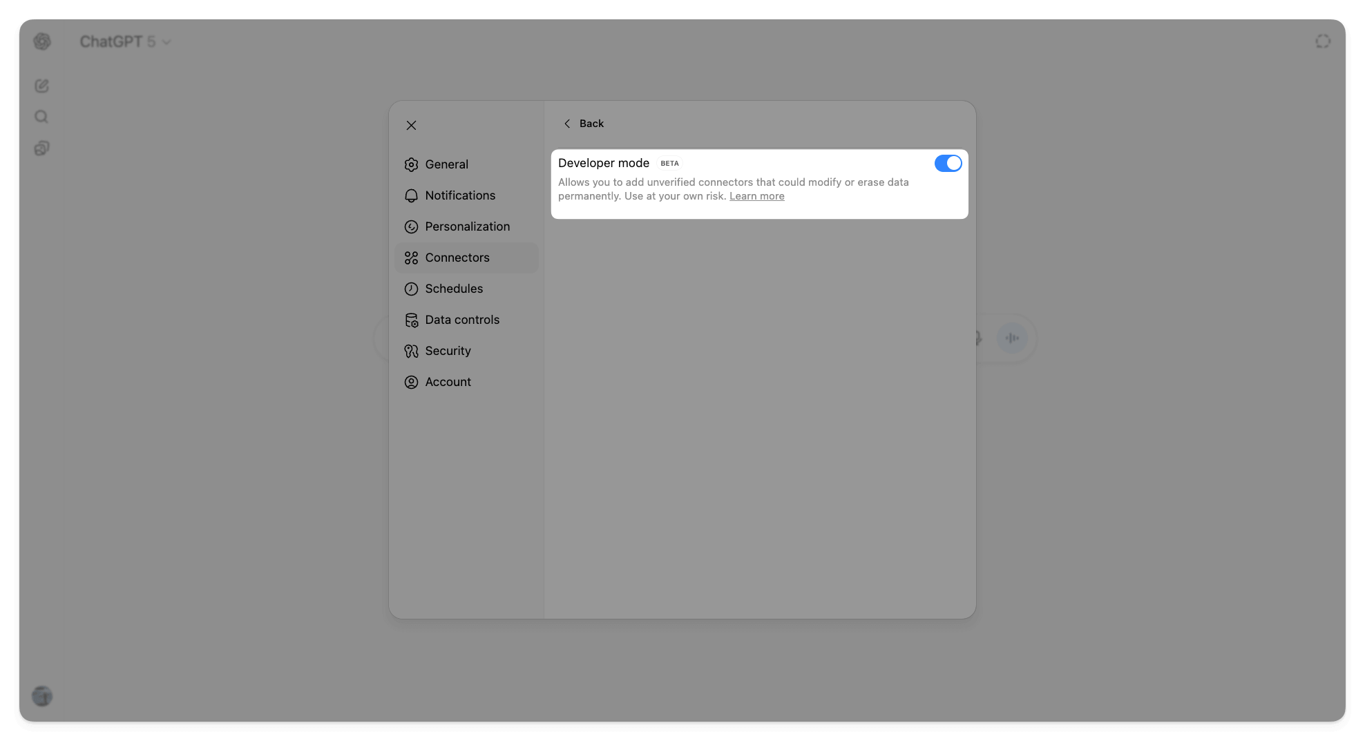 Enable Developer Mode